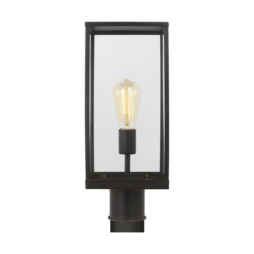 Visual Comfort Howell Medium Outdoor Post Lantern - Modern Aluminum Design