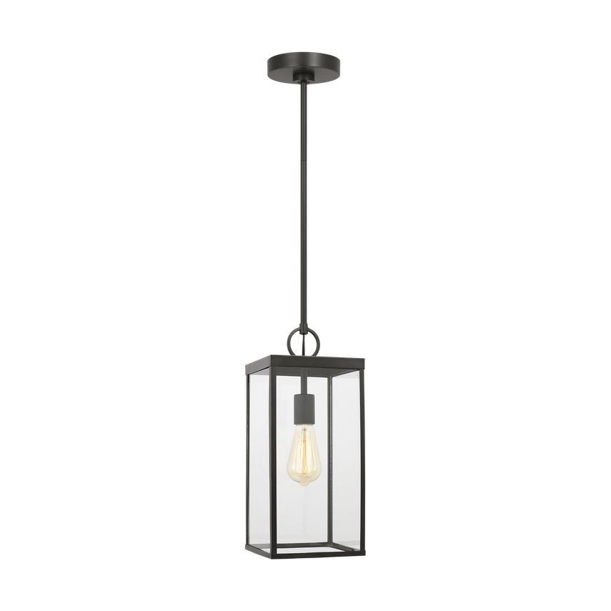 Visual Comfort-Howell Medium Pendant Lantern - Modern Aluminum Design for Outdoor Elegance