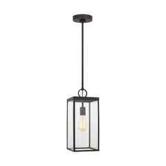 Visual Comfort-Howell Medium Pendant Lantern - Modern Aluminum Design for Outdoor Elegance