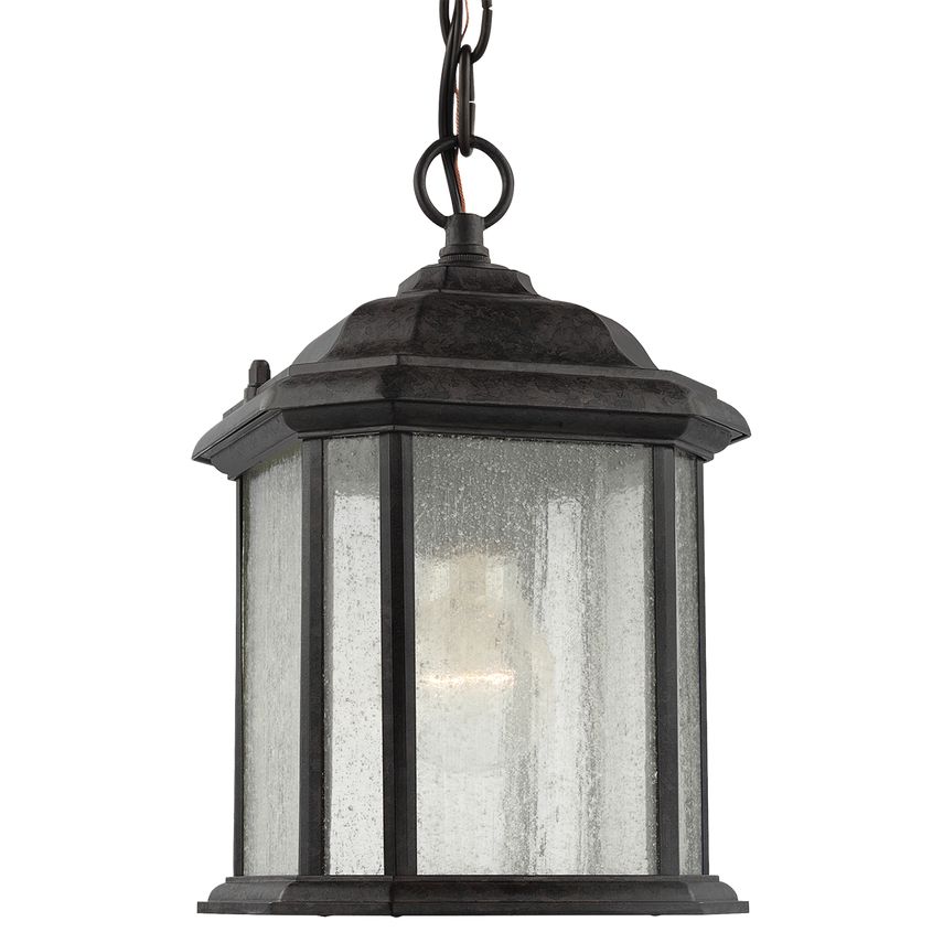 Visual Comfort-Kent 1 Light Outdoor Semi-Flush Convertible Pendant - Durable Die-Cast Aluminum for Harsh Weather