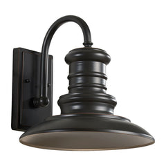 Visual Comfort Redding Station Medium Lantern - Vintage Railroad Inspired All-Aluminum Lighting with Textured Details