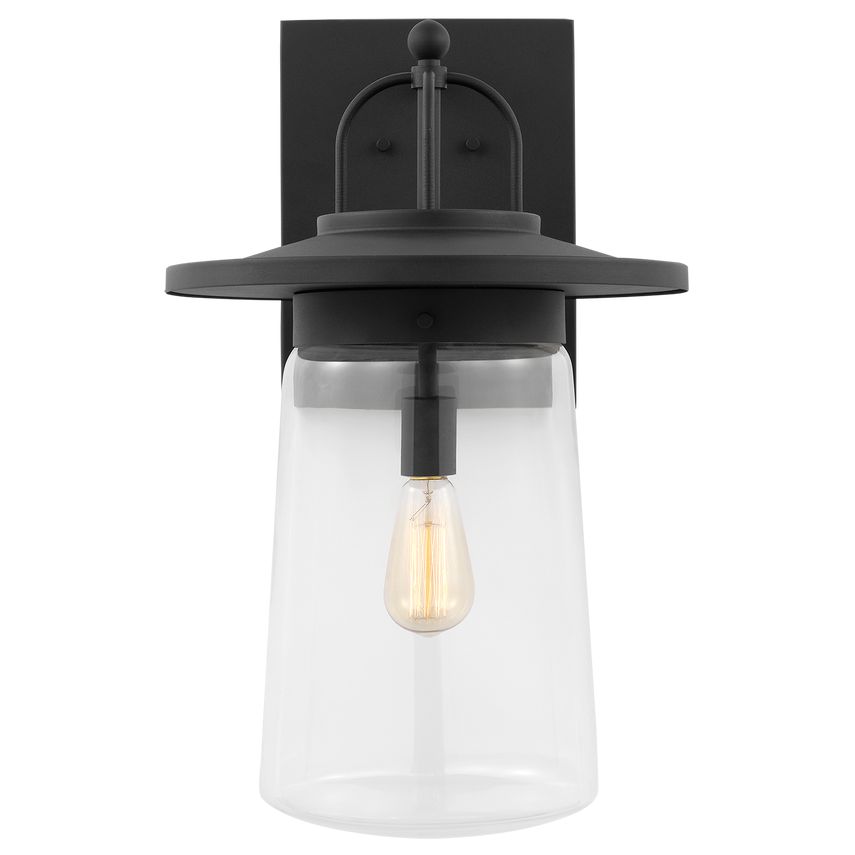 Visual Comfort Tybee Extra Large Nautical Outdoor Wall Lantern with Warm Glow – One Light Design